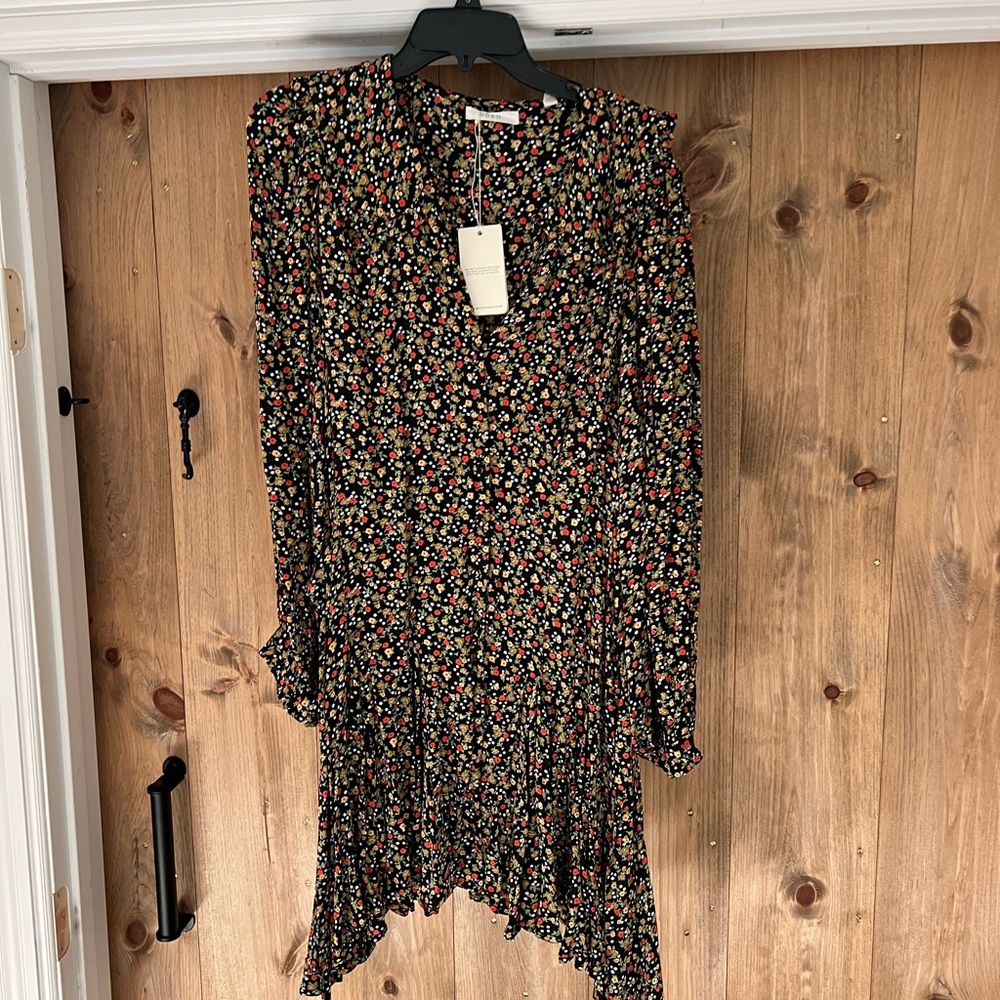 SOLD NWT Doen Camden Dress in Ink Montpellier Floral L - Picture 3 of 7